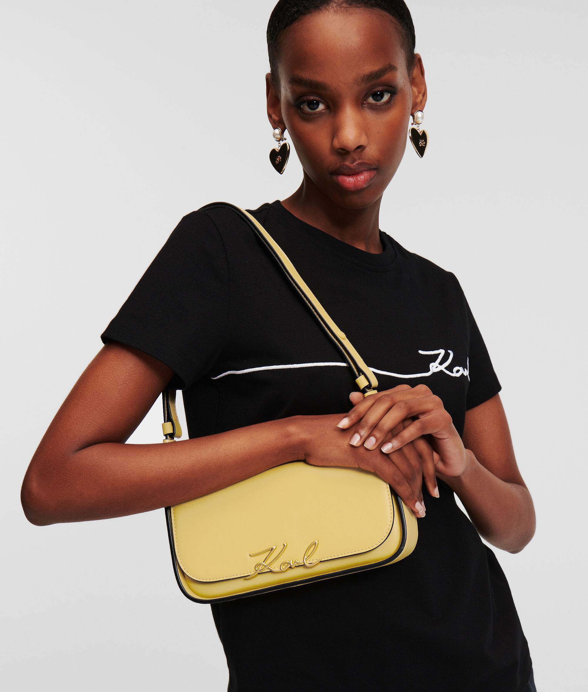 (image for) Premium K/SIGNATURE TWO-WAY CROSSBODY BAG